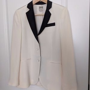 Haute Hippie Silk Blazer